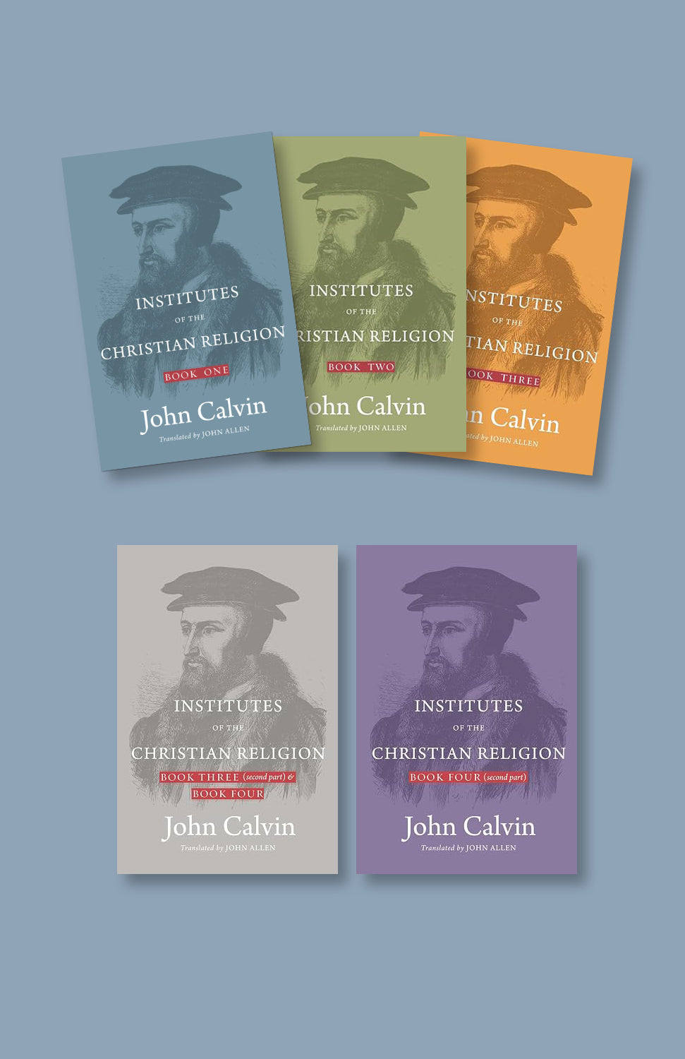 Institutes of the Christian Religion (5-Volume Set) (Hardback)
